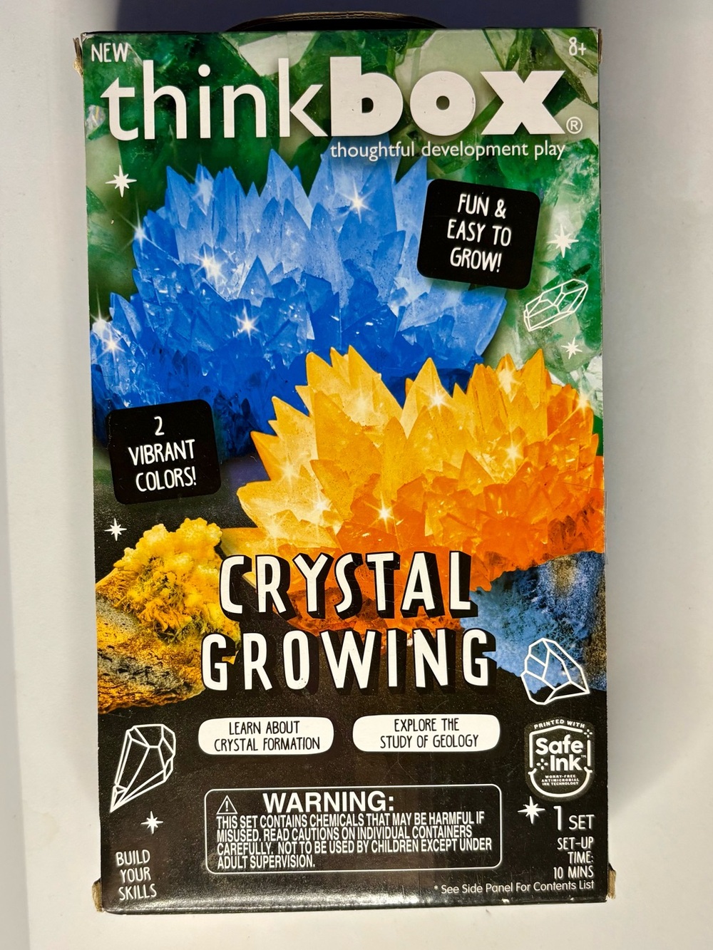 Thinkbox Crystal Growing Kit - Blue & Orange